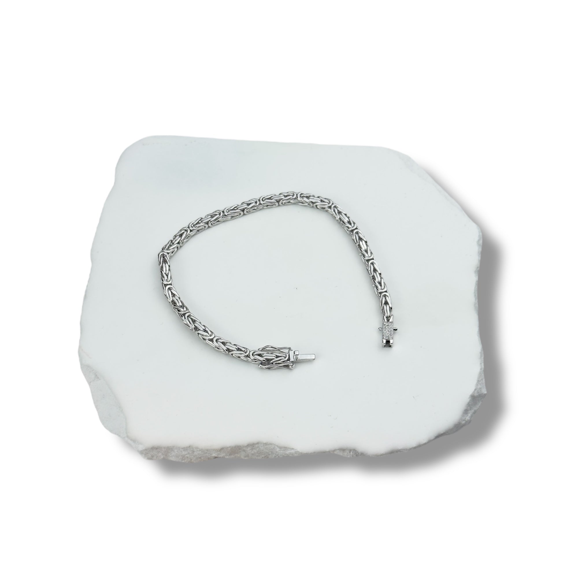 BYZANTINE BRACELET S925 - SILVER (4MM)