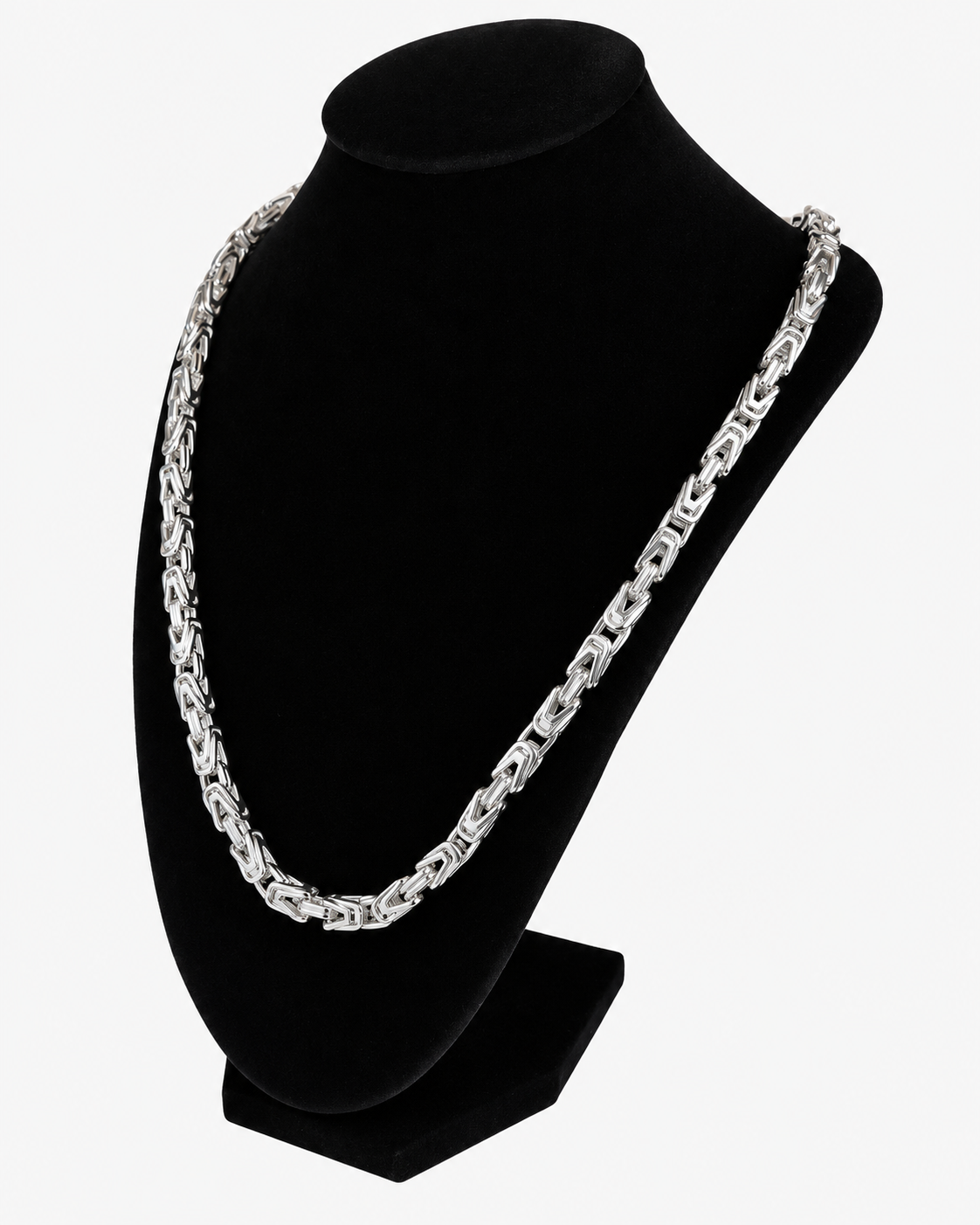 BYZANTINE K1 NECKLACE - SILVER (6MM)