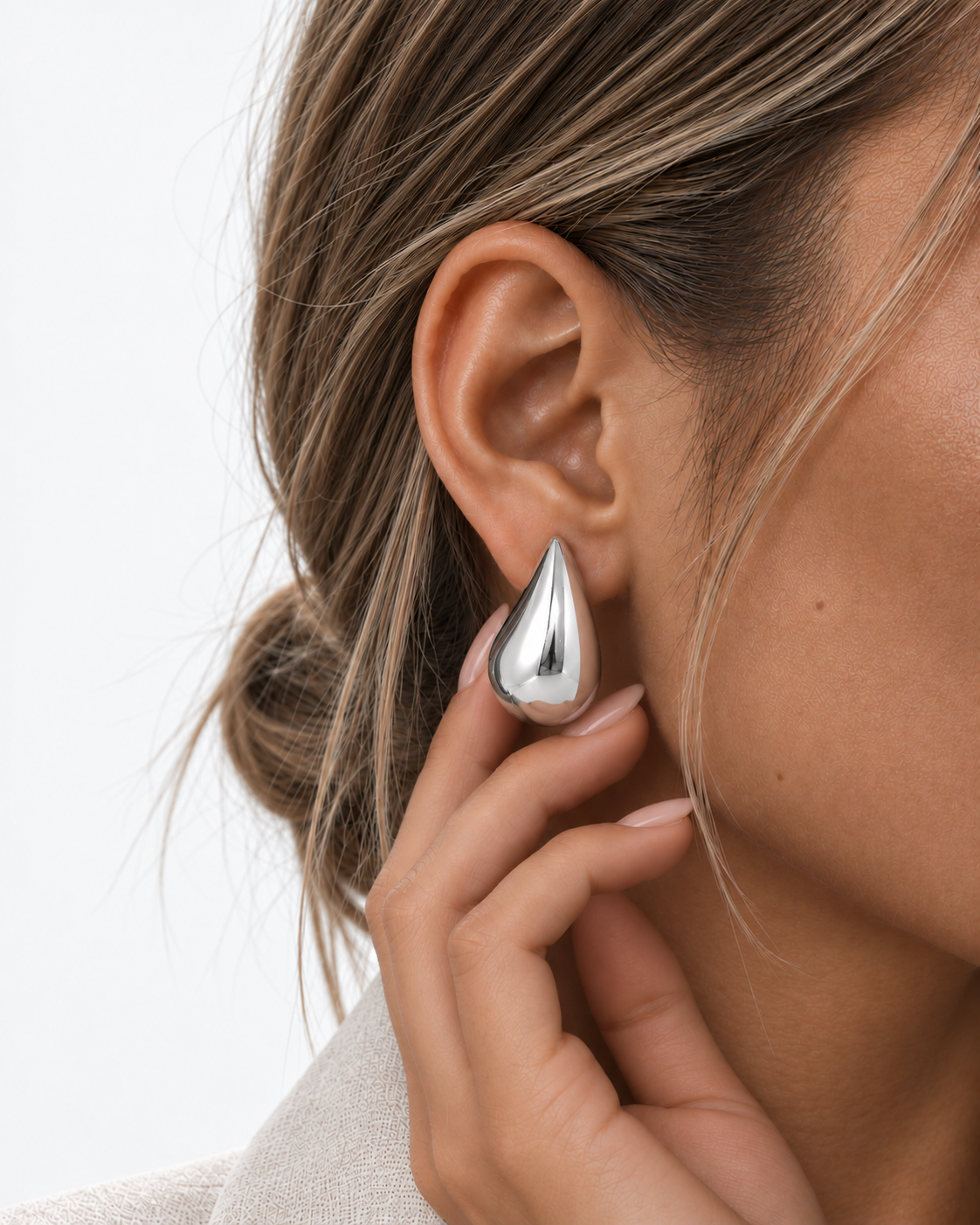 DROP EARRINGS - SILVER