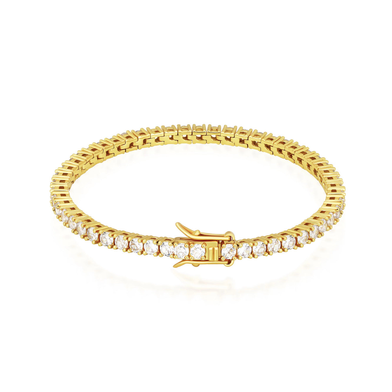 TENNIS BRACELET LUXURY - GOLD (5MM)