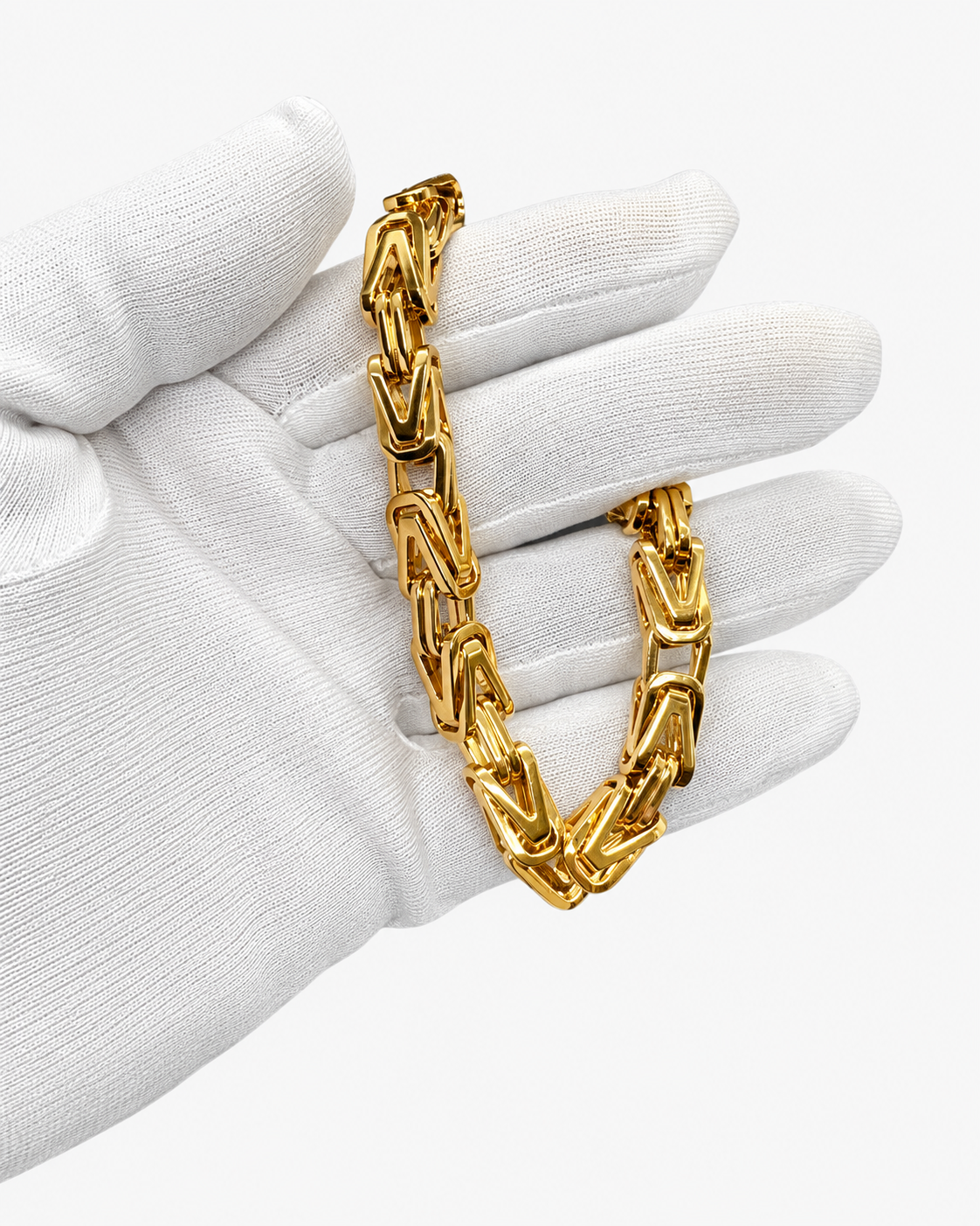 BYZANTINE K1 BRACELET - GOLD (8MM)