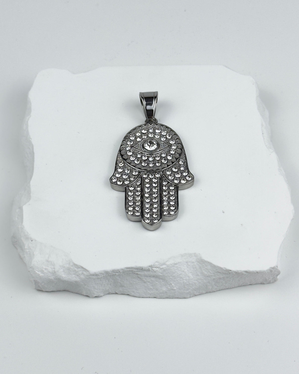 PENDANT HAND OF FATIMA V2 - SILVER