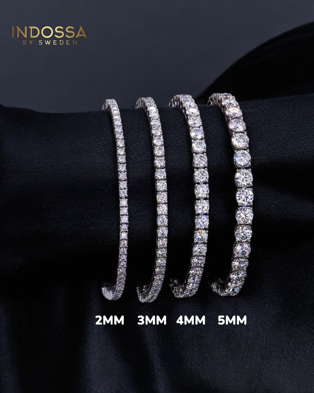 TENNIS BRACELET LUXURY - GOLD (4MM)