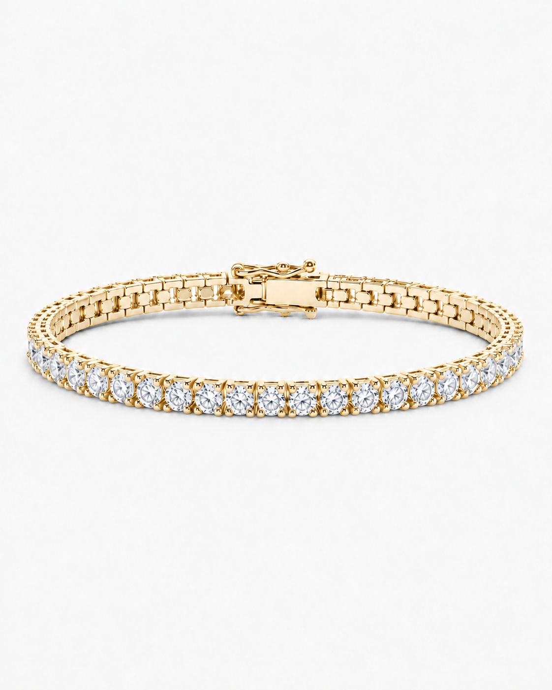 TENNIS BRACELET LUXURY - GOLD (4MM)