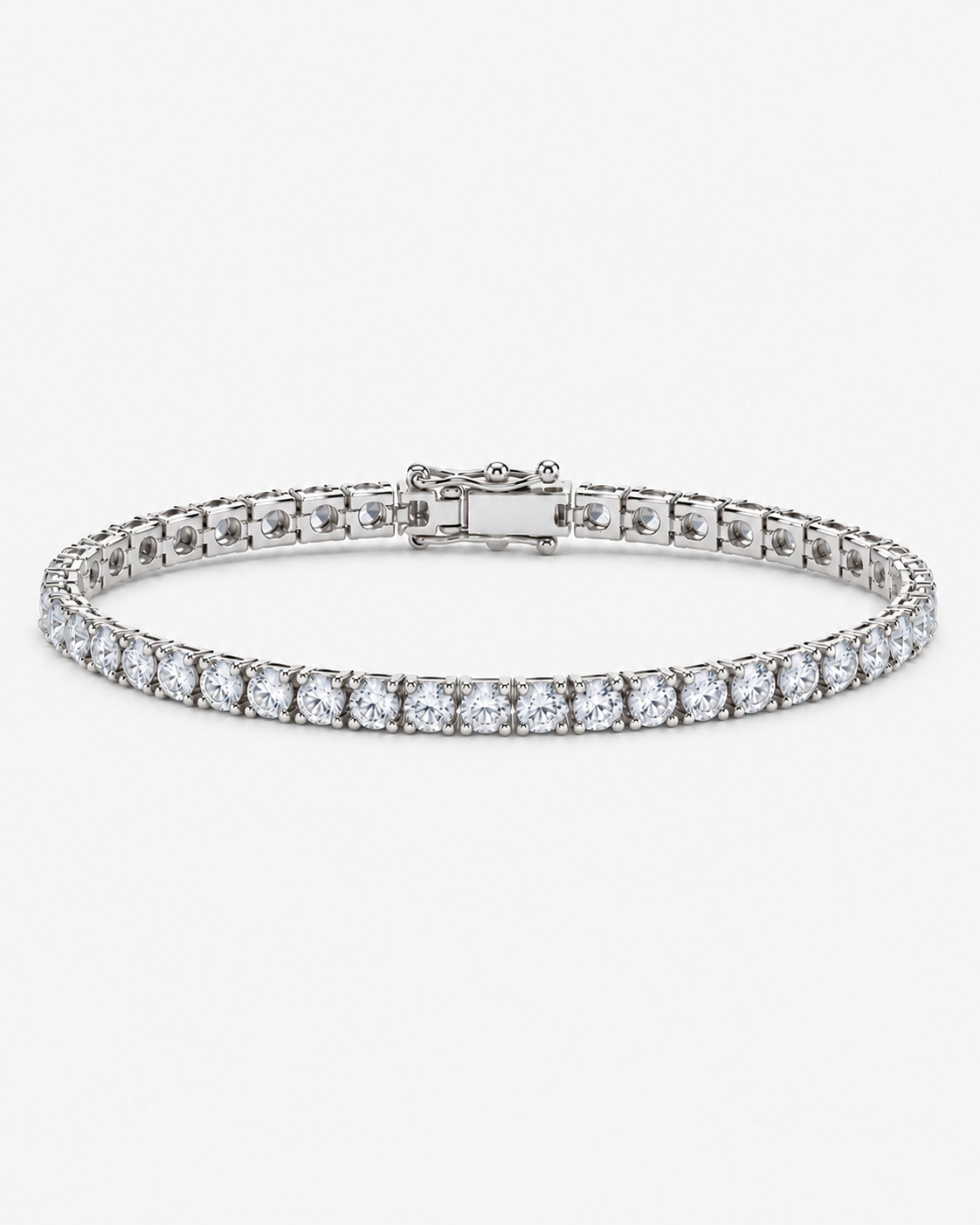 TENNIS BRACELET LUXURY - SILVER (4MM)
