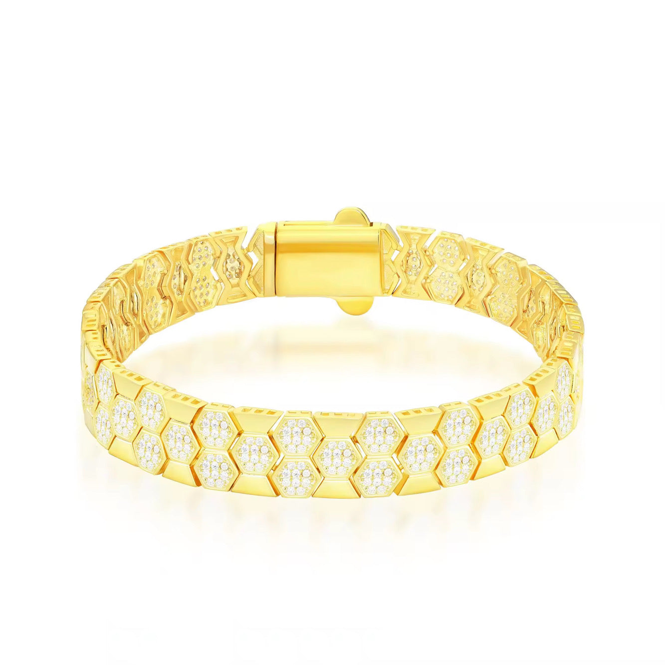 GIULIA BRACELET MOISSANITE S925 - GOLD