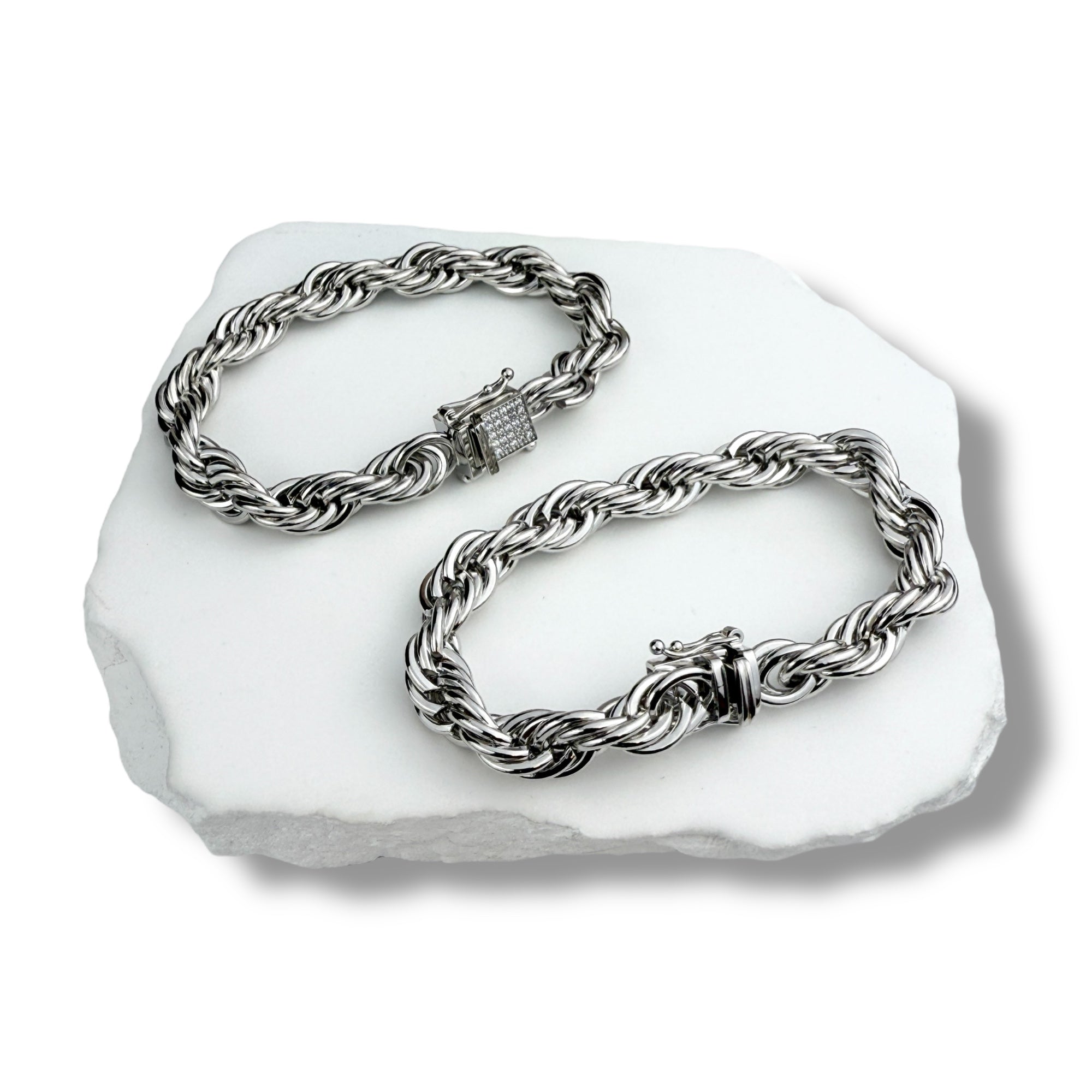 BRACELET STHLM LUXURY - SILVER (10MM)