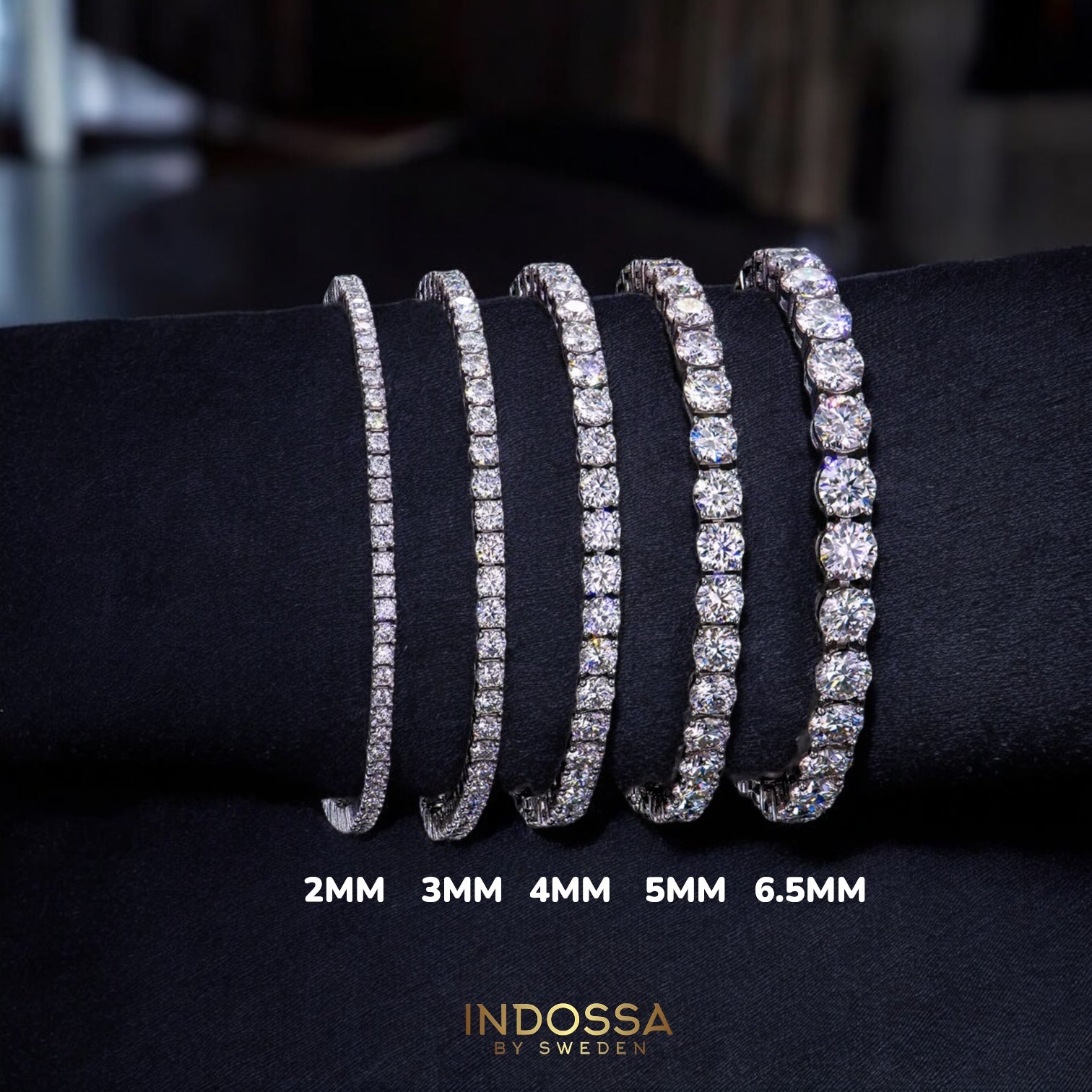 TENNIS BRACELET MOISSANITE S925 - GOLD