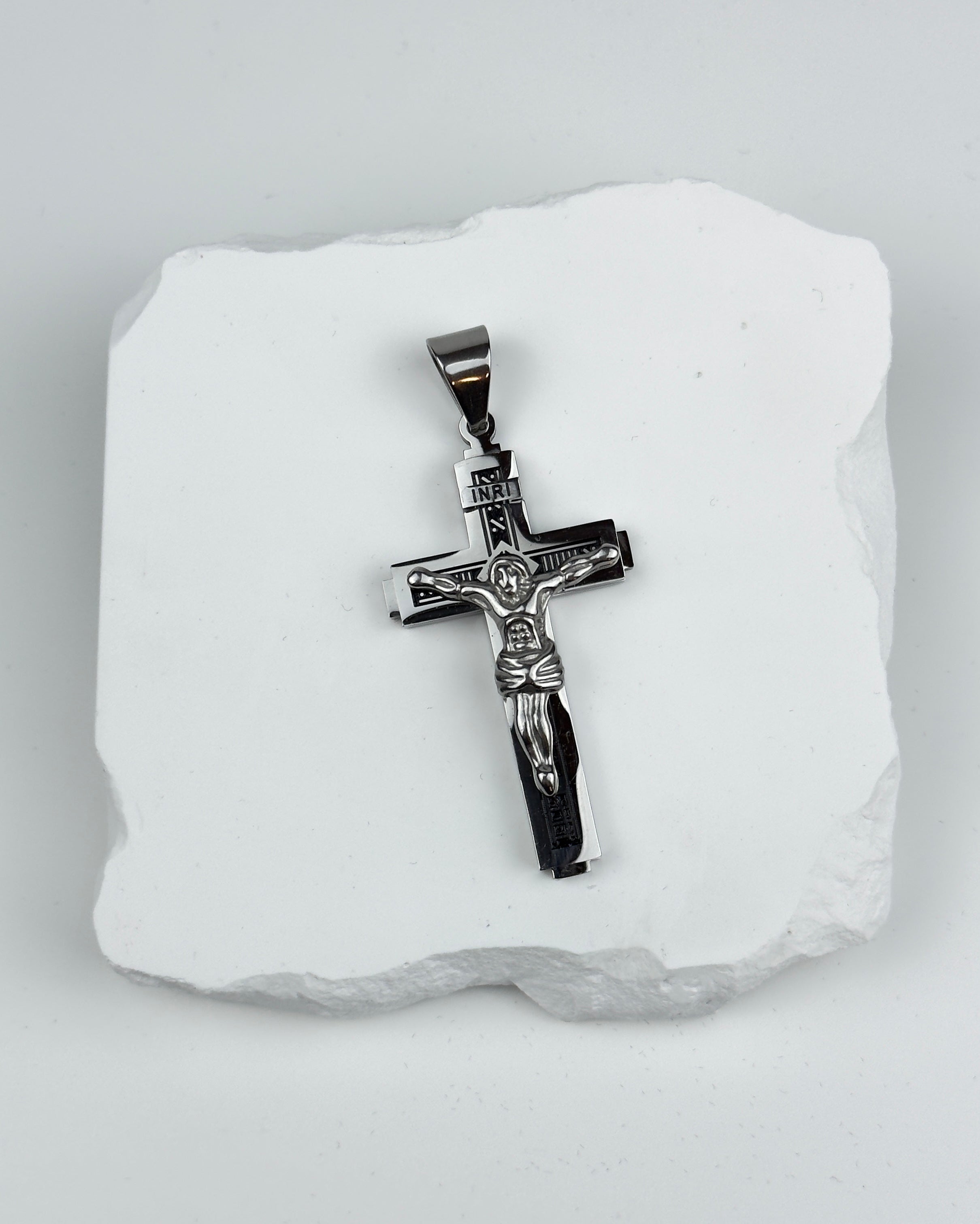 CROCE PENDANT - SILVER