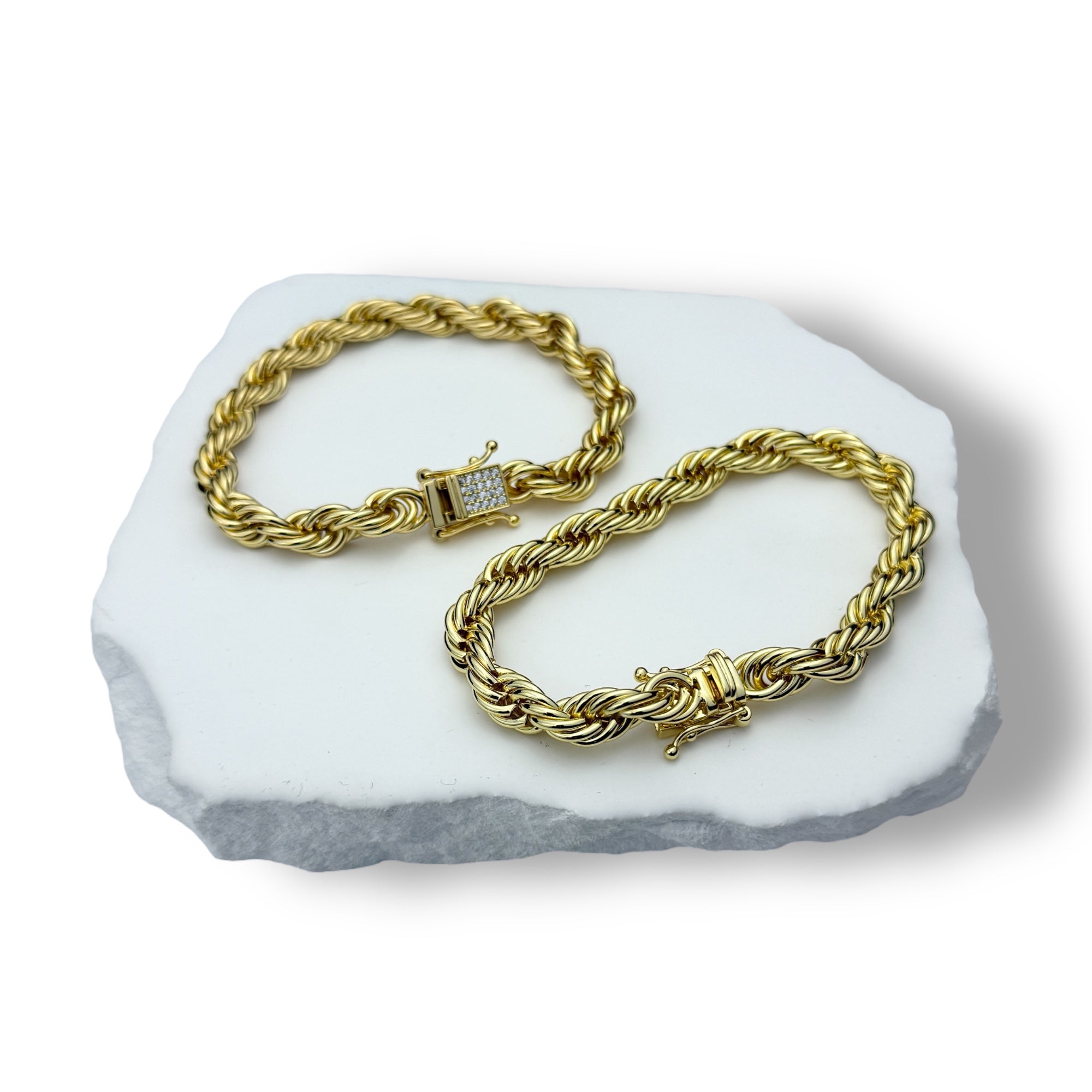 BRACELET STHLM LUXURY - GOLD (8MM)