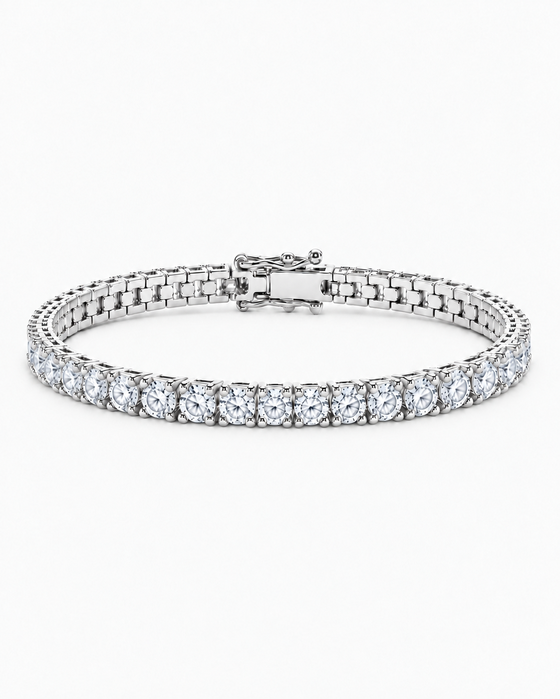 TENNIS BRACELET LUXURY - SILVER (5MM)