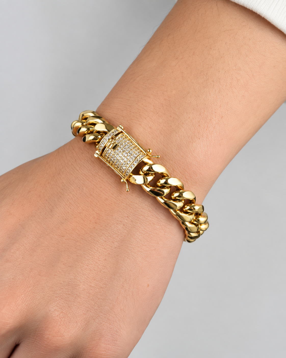 CUBAN BRACELET LUXURY - GOLD (10MM)