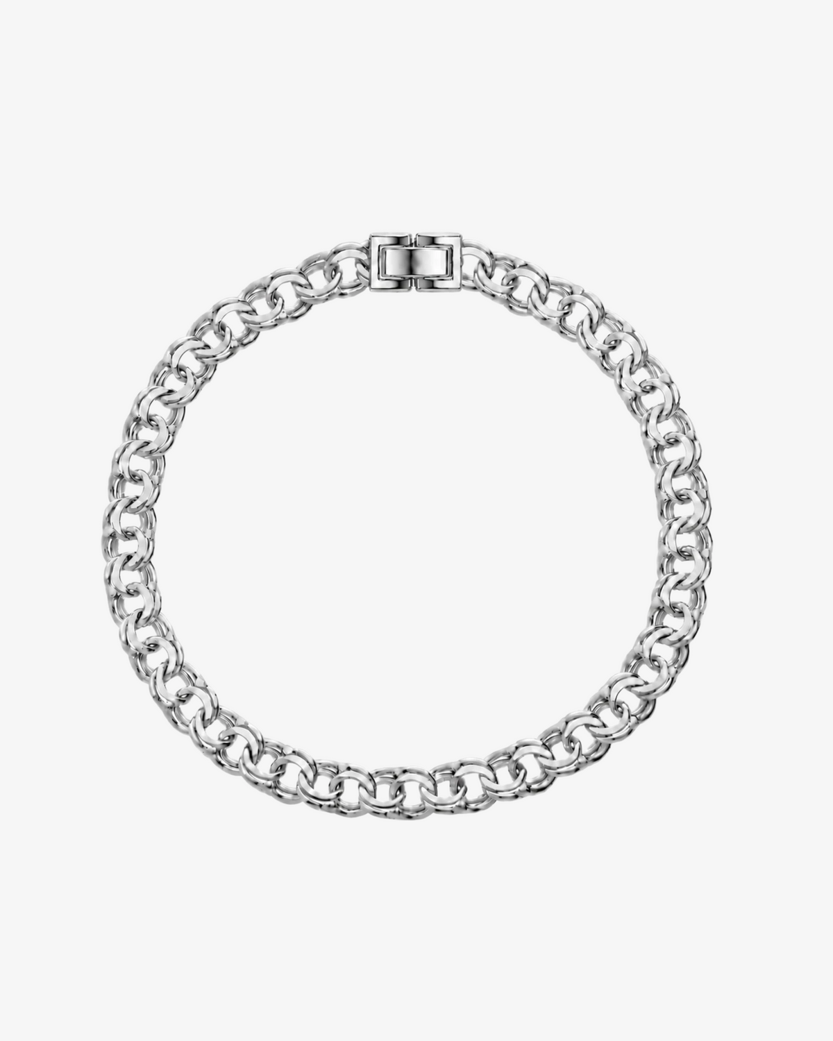 BISMARCK LYX ARMBAND - SILVER (6MM)