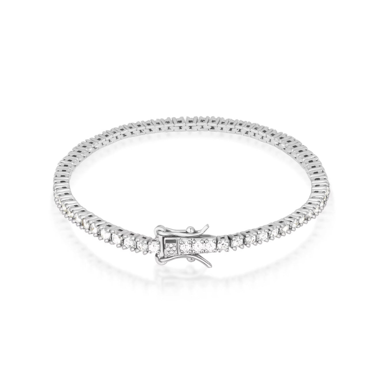 TENNIS BRACELET LUXURY - SILVER (3MM)