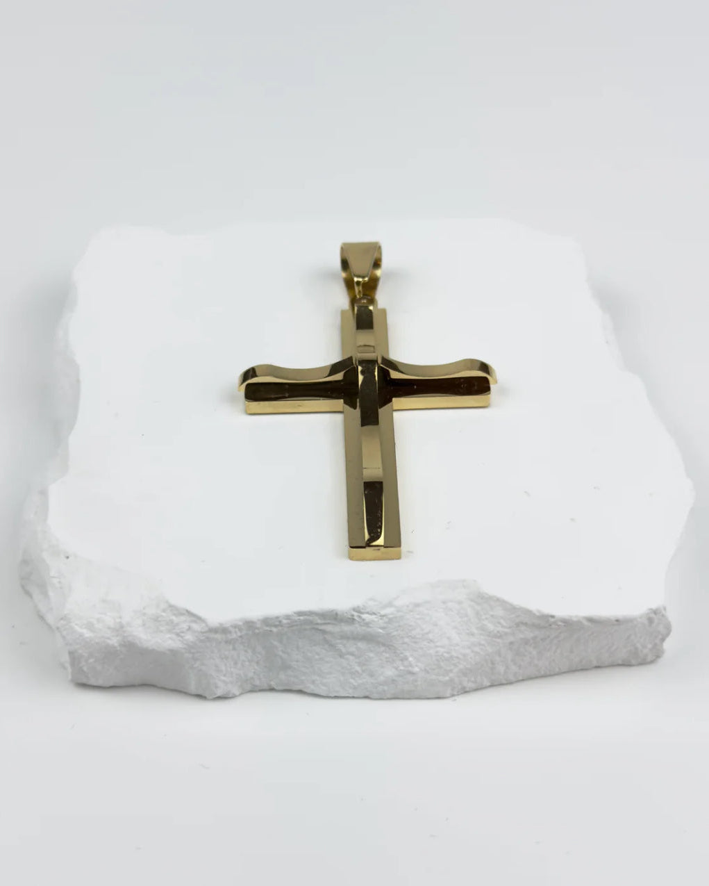 BYZANTINE K2 WITH CROSS - GOLD (6MM)