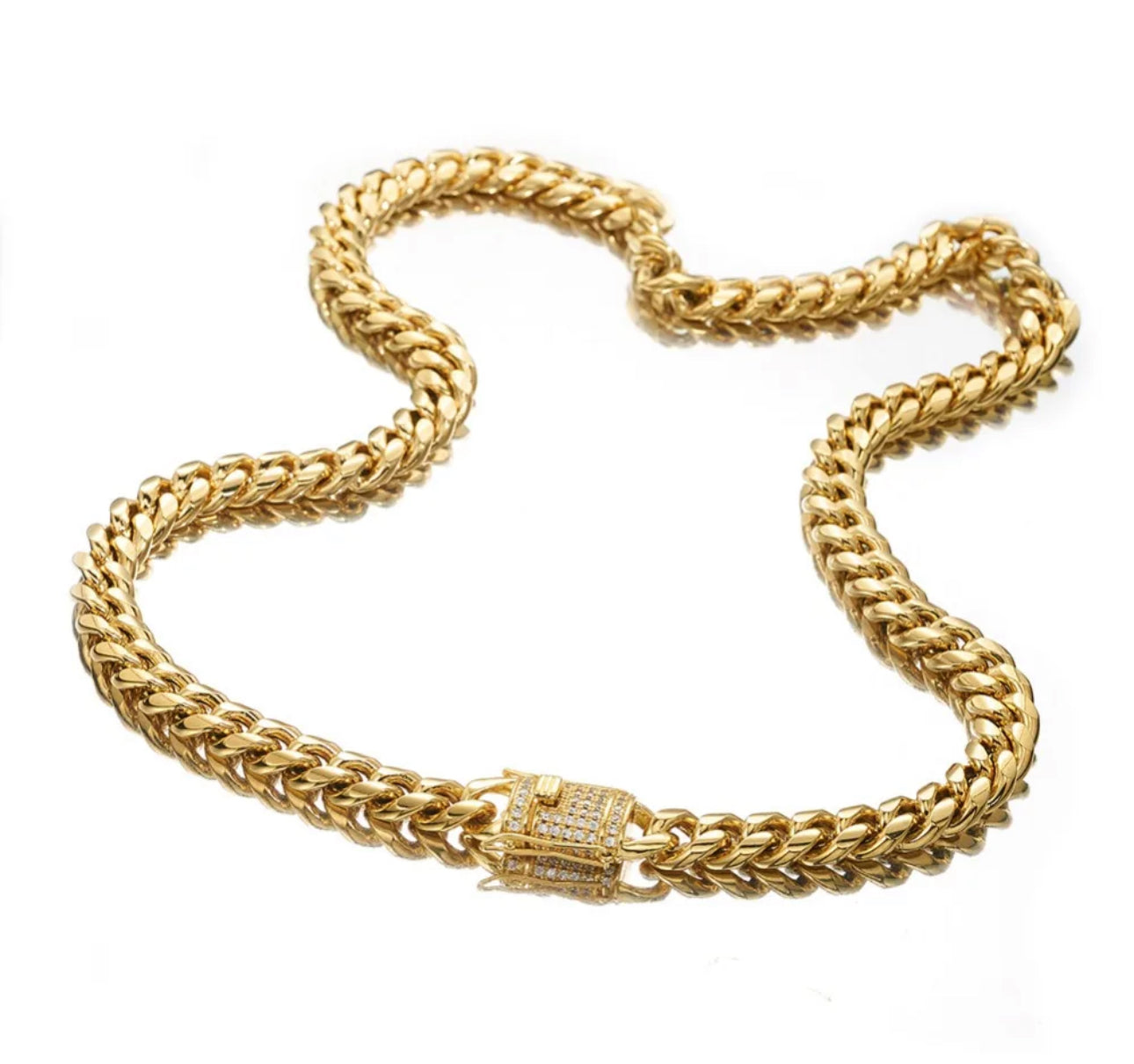 CUBAN NECKLACE LUXURY - GOLD (8MM)