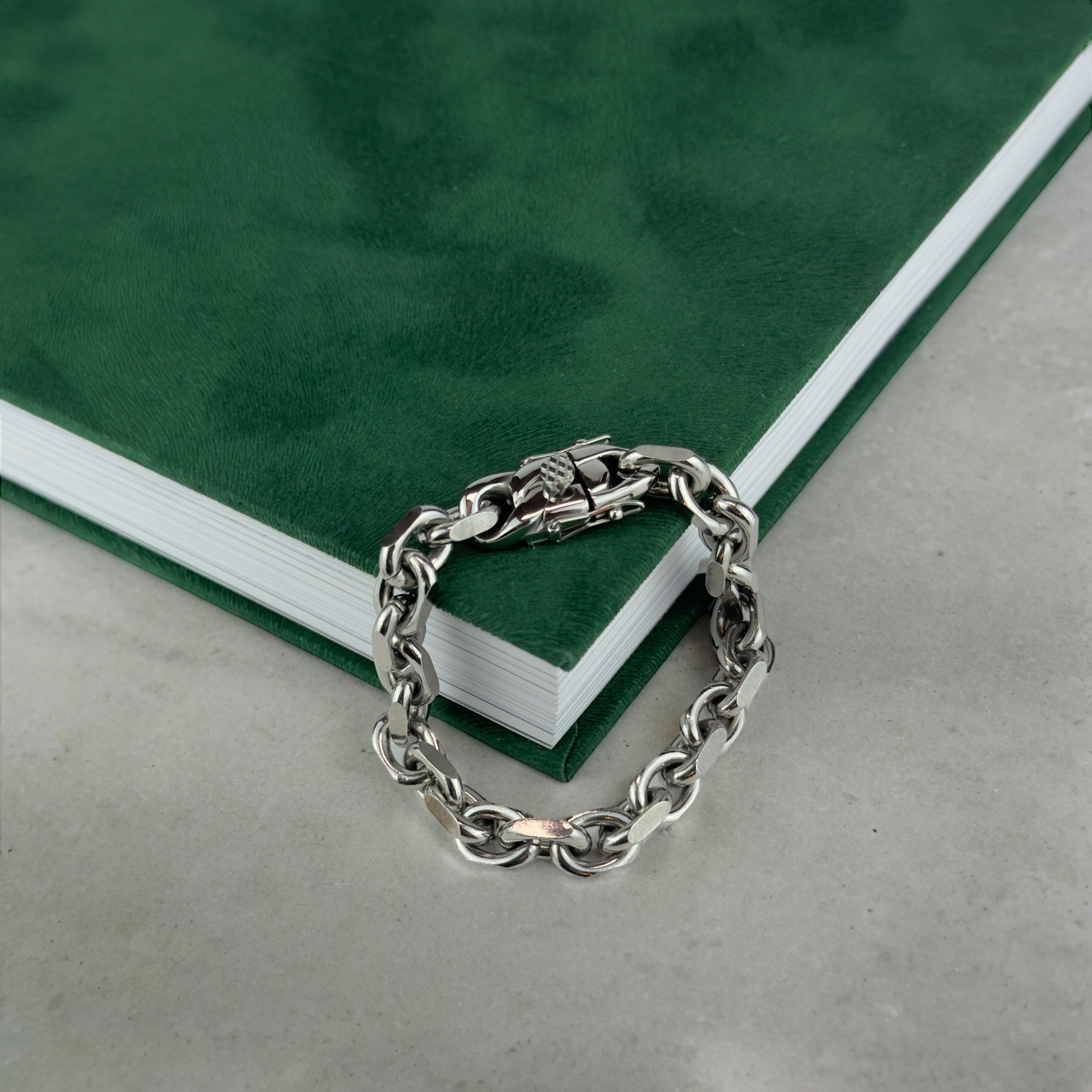 ANKER ARMBÅND LUKSUS - SØLV (10MM)