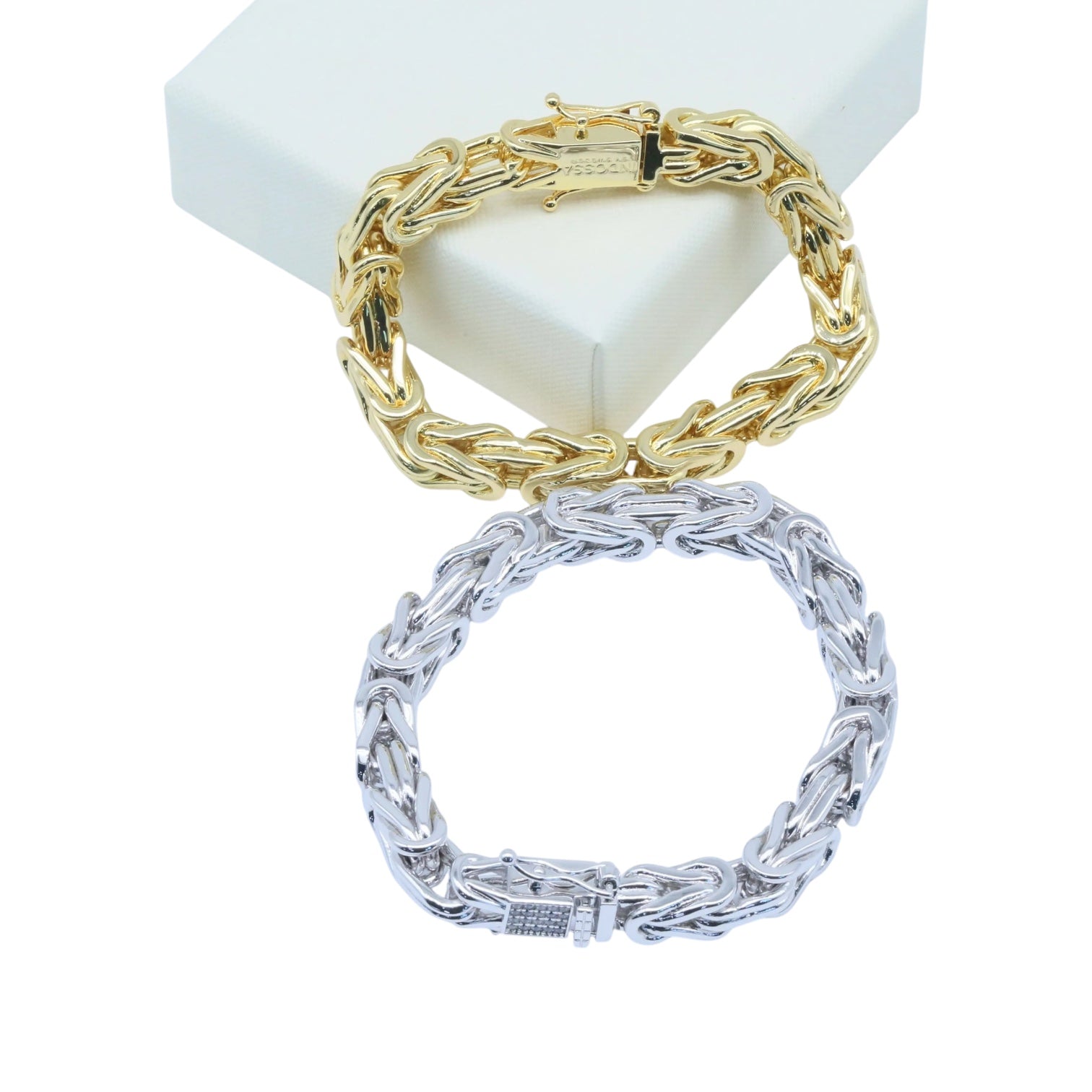 BYZANTINE BRACELET LUXURY - SILVER (8MM)