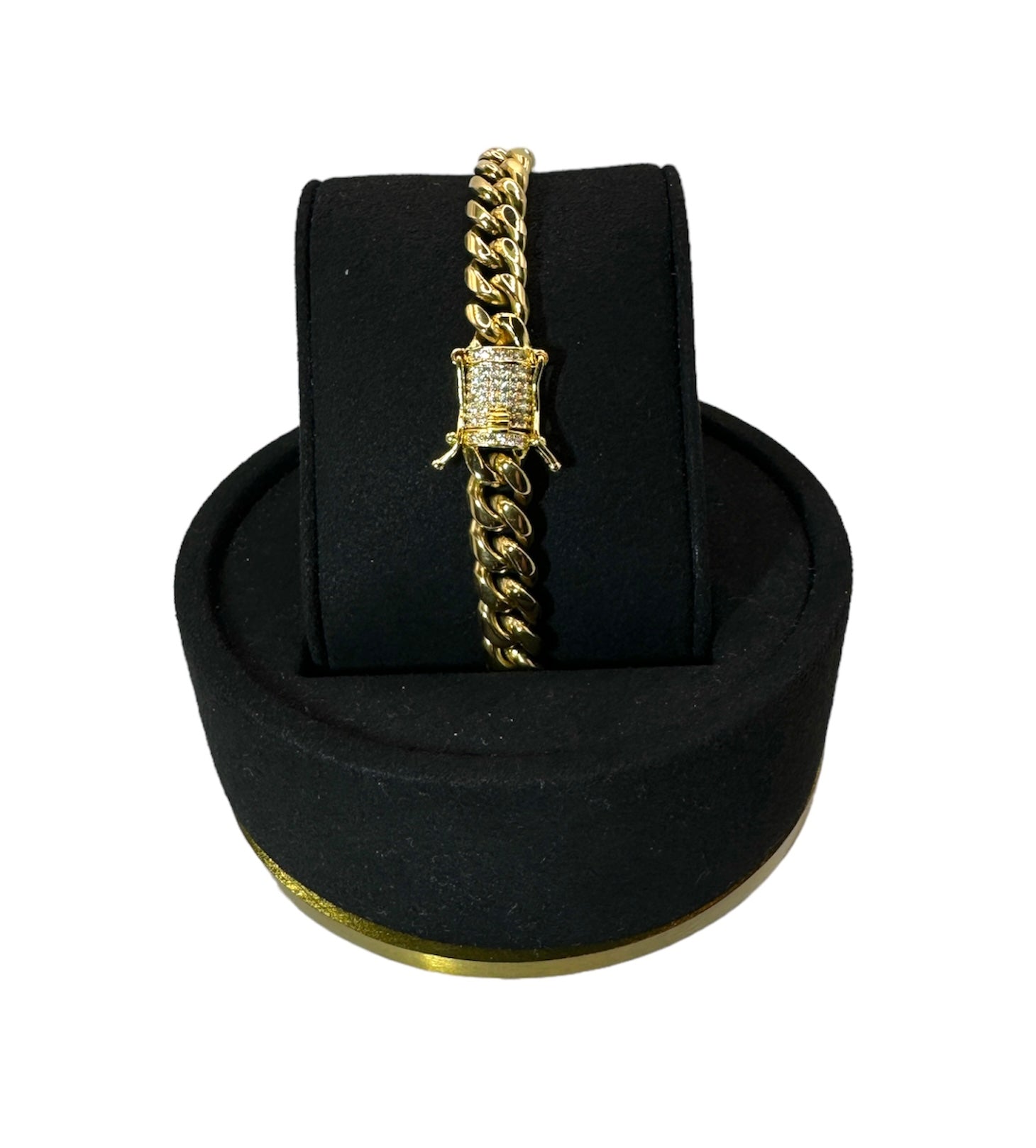 CUBAN ARMBÅND LUKSUS - GULL (8MM)