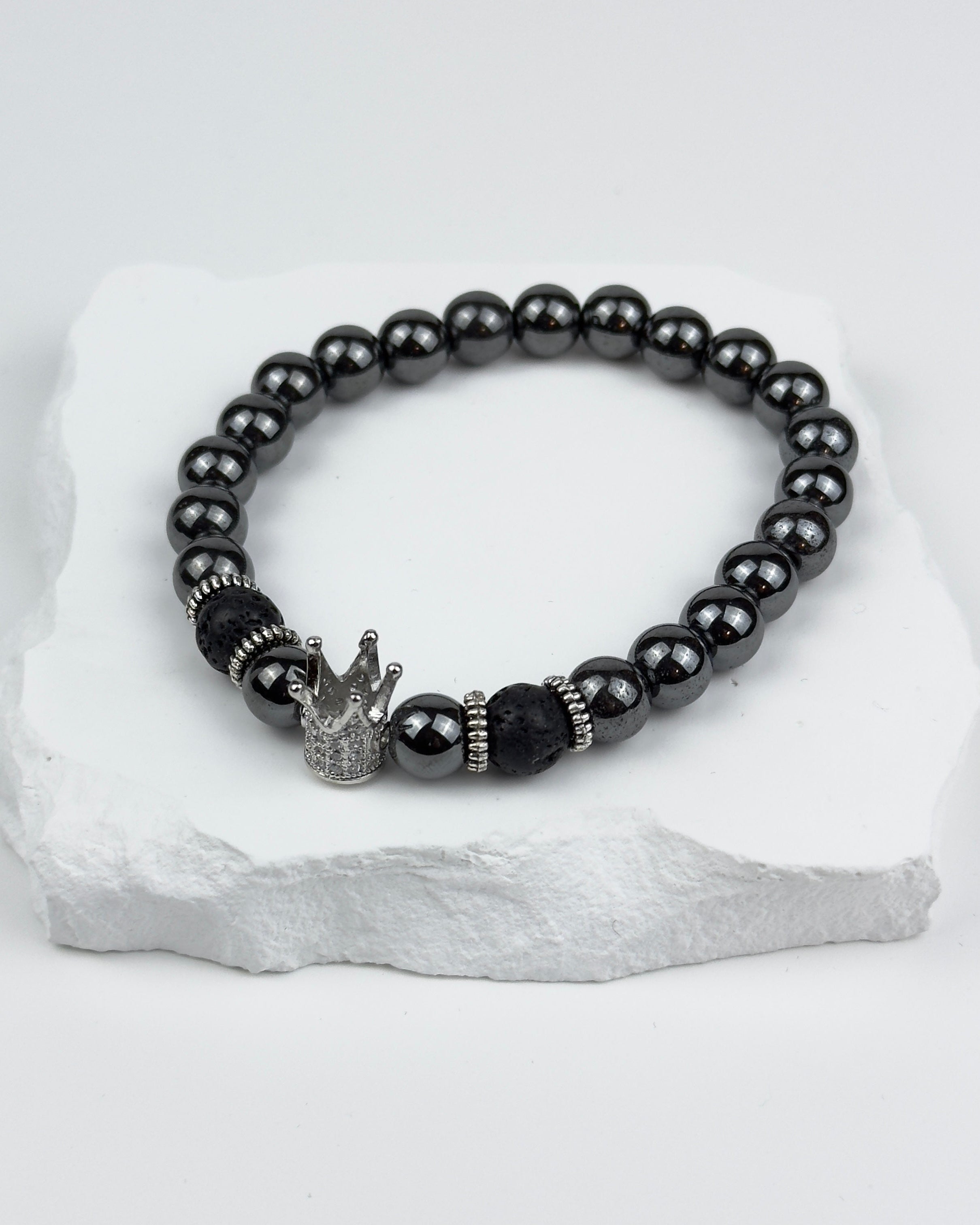 BRACELET CROWN - SILVER