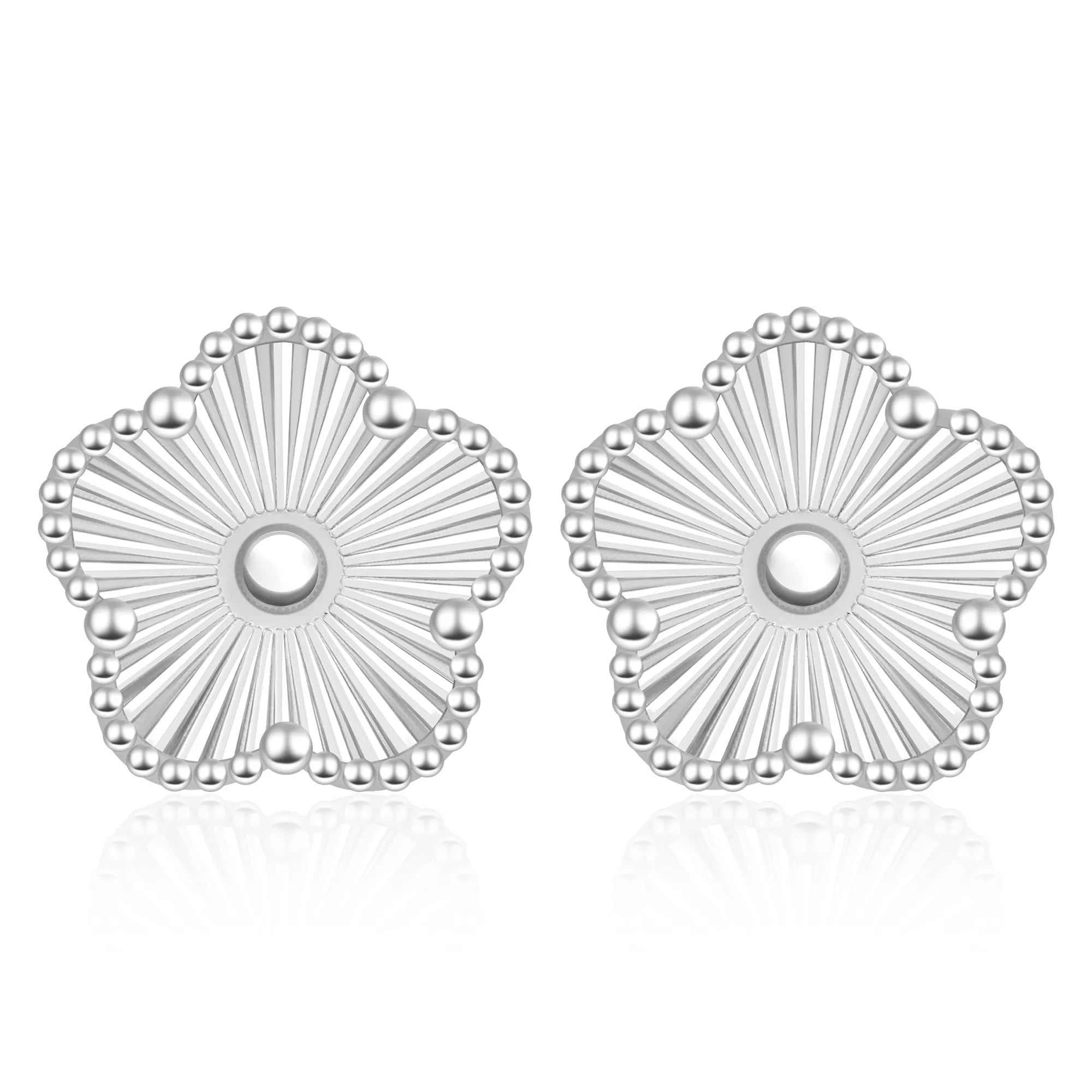 EARRINGS FIORI - SILVER