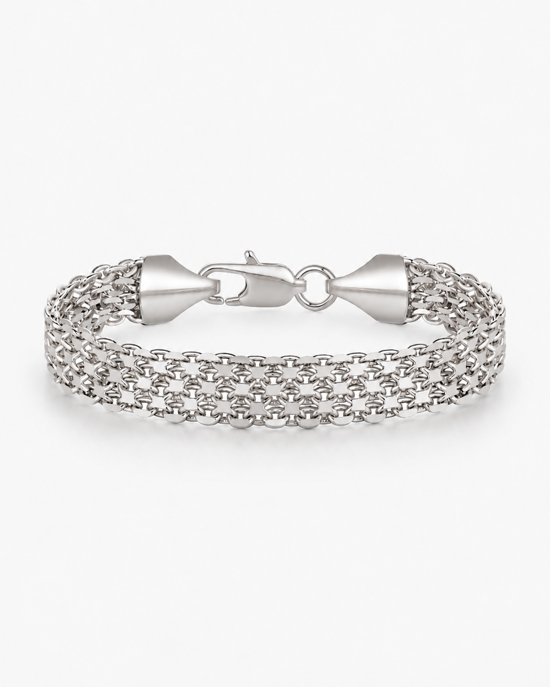 X LINK BRACELET - SILVER