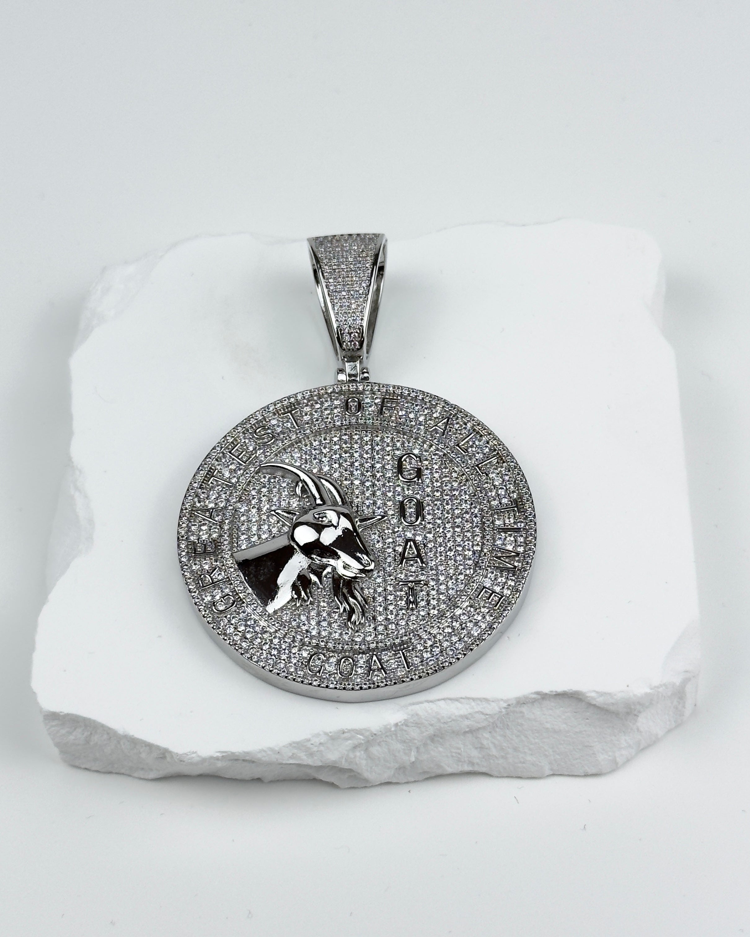 GOAT PENDANT - SILVER