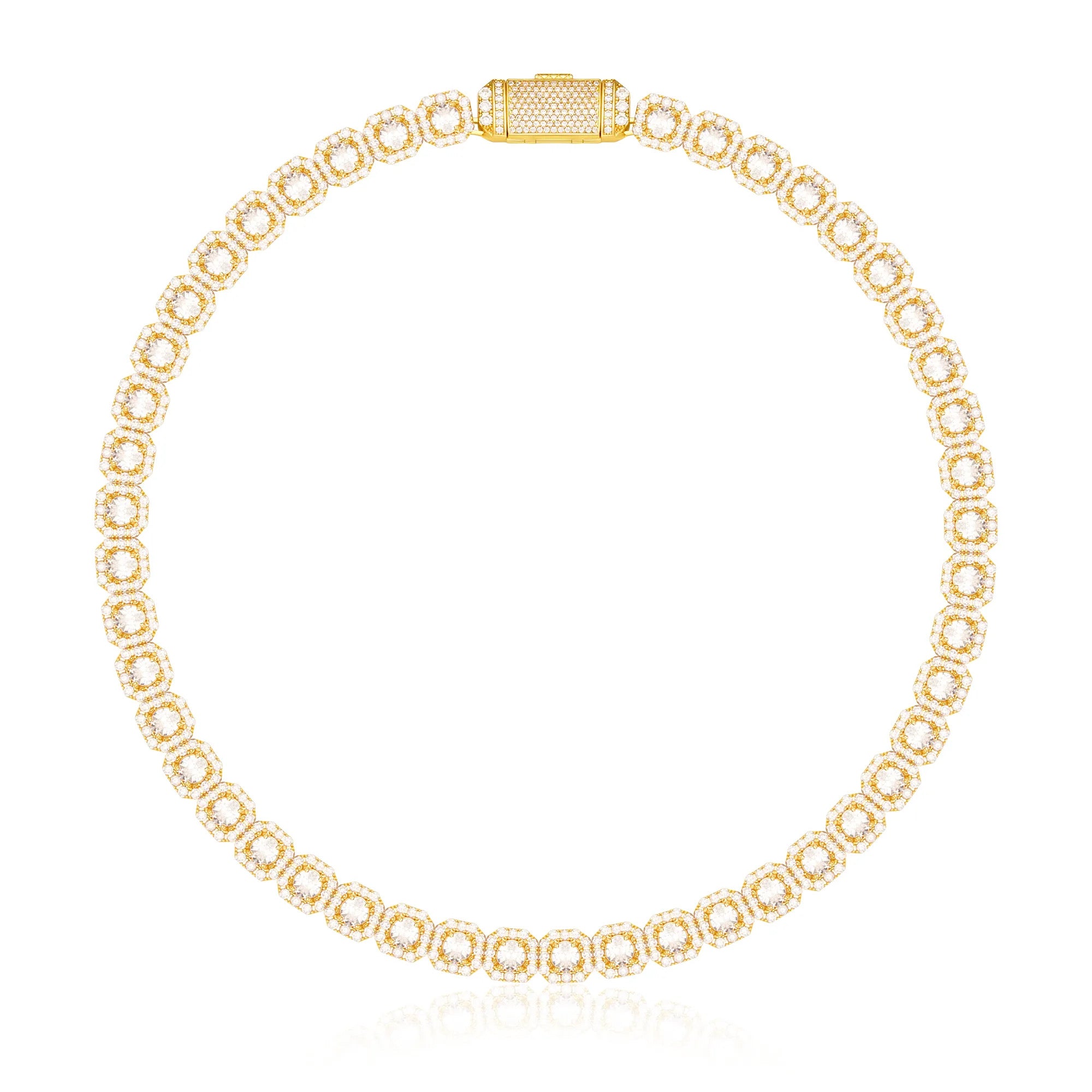 MONACO ICE NECKLACE - GOLD