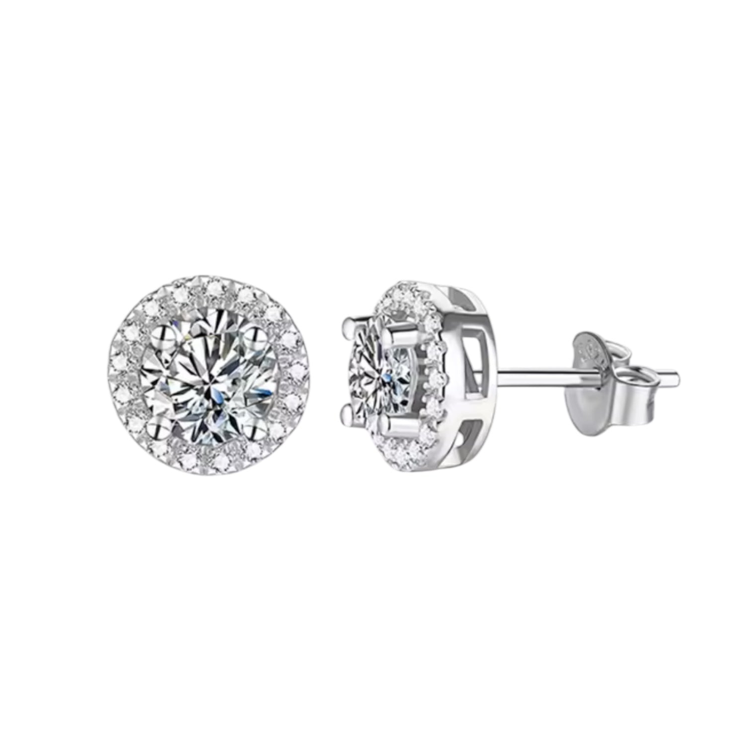 EARRINGS LUCE MOISSANITE S925 - SILVER