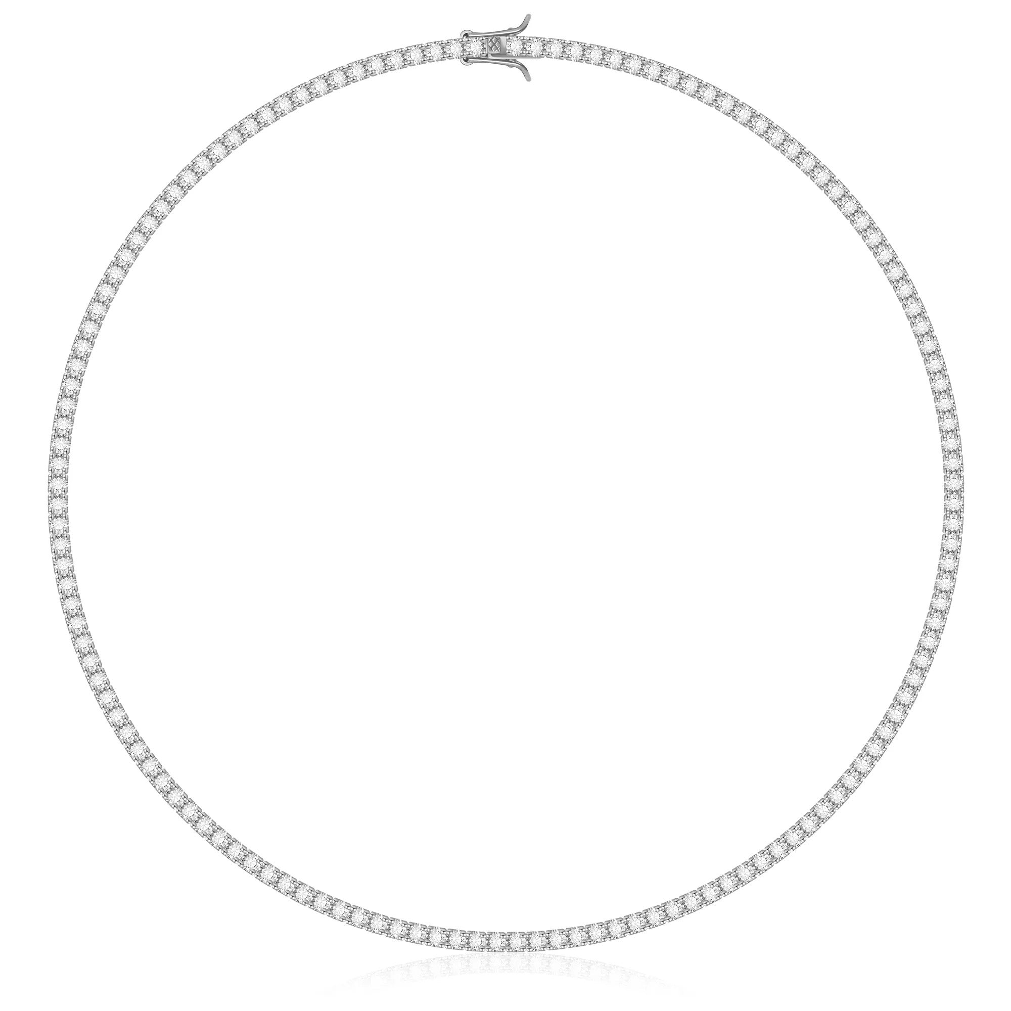 TENNIS NECKLACE LUXURY - SILVER (3MM)