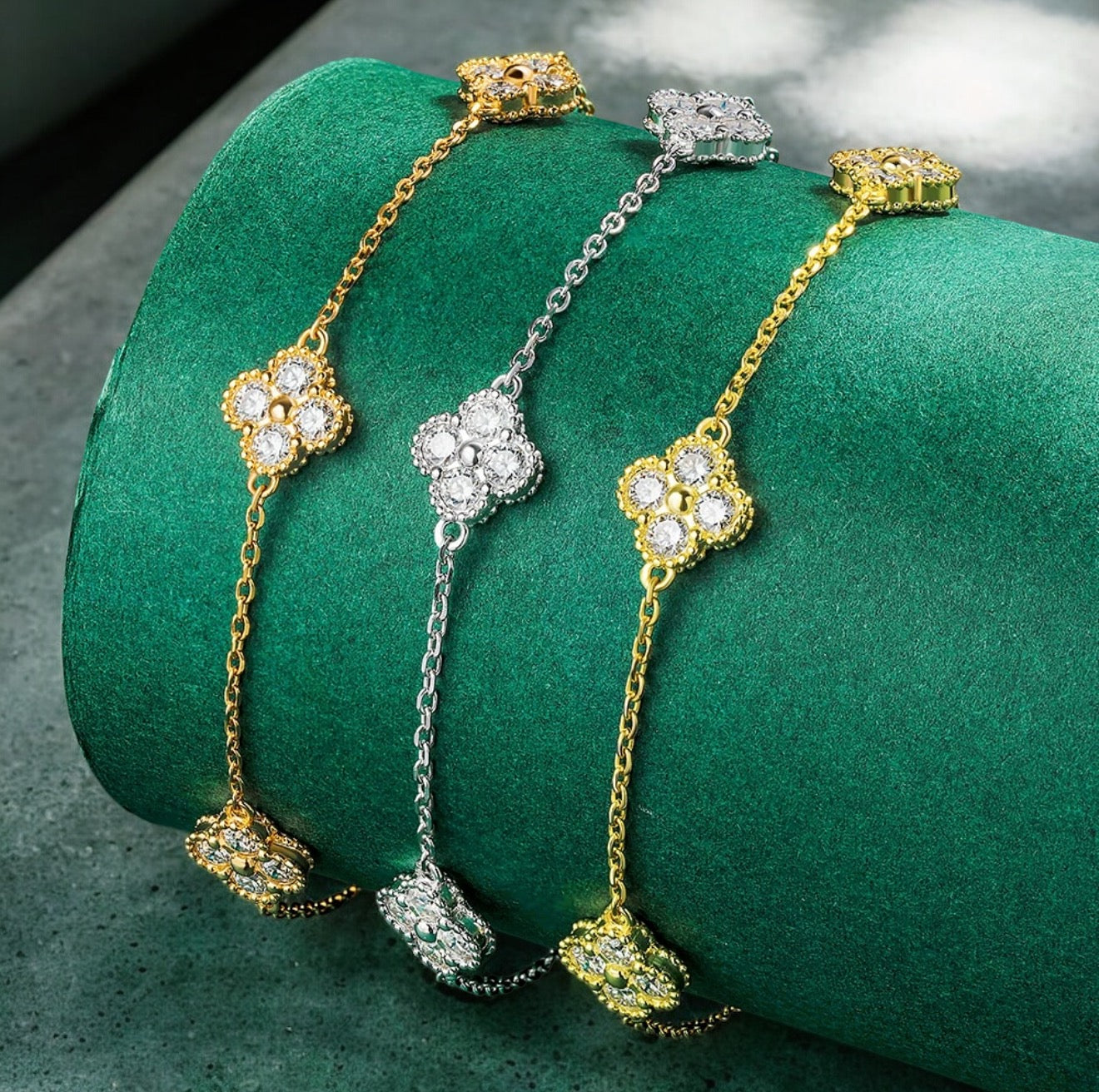 BRACELET CHIARA MOISSANITE S925 - GOLD