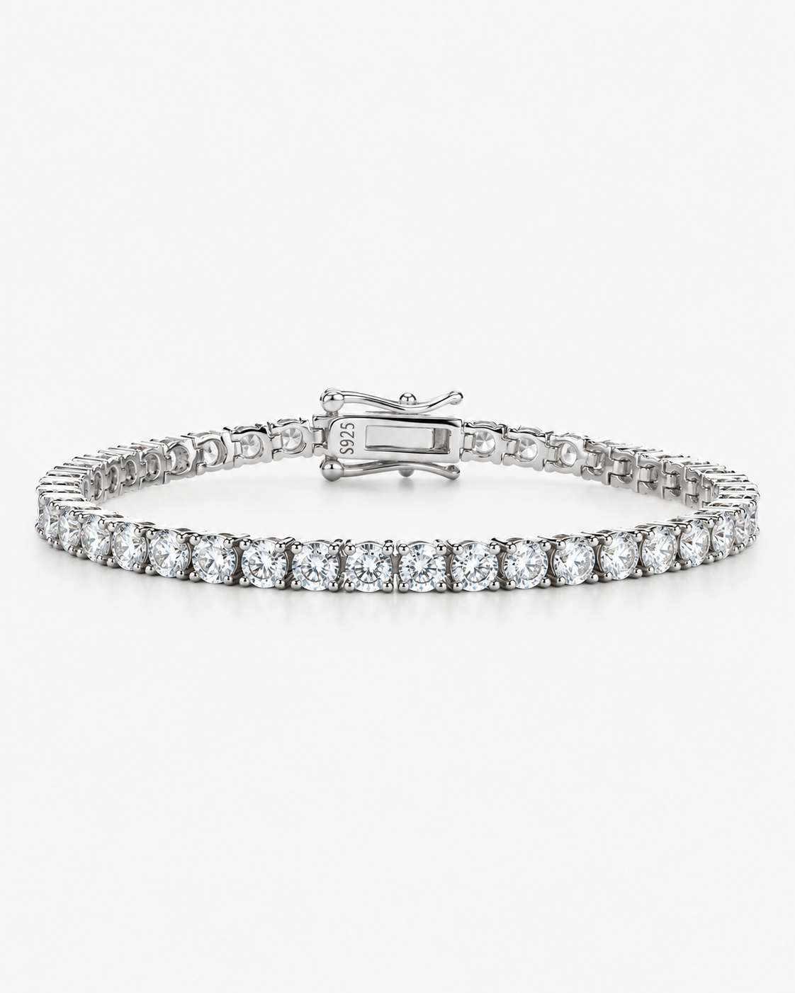 TENNIS BRACELET MOISSANITE S925 - SILVER (Made to Order)