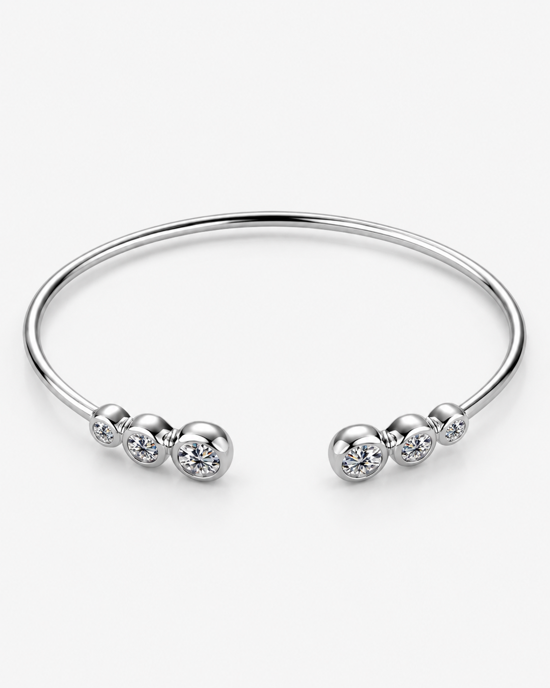DIAMOND BRACELET MOISSANITE S925 - SILVER