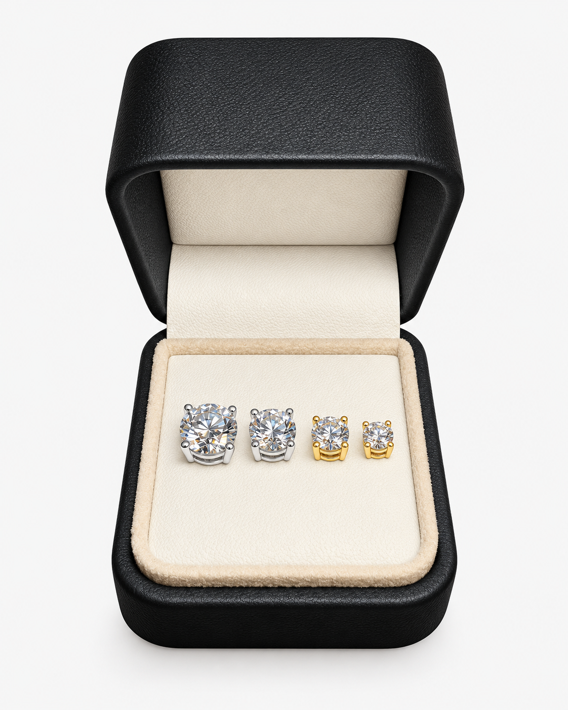 EARRINGS DIAMOND MOISSANITE S925 - SILVER