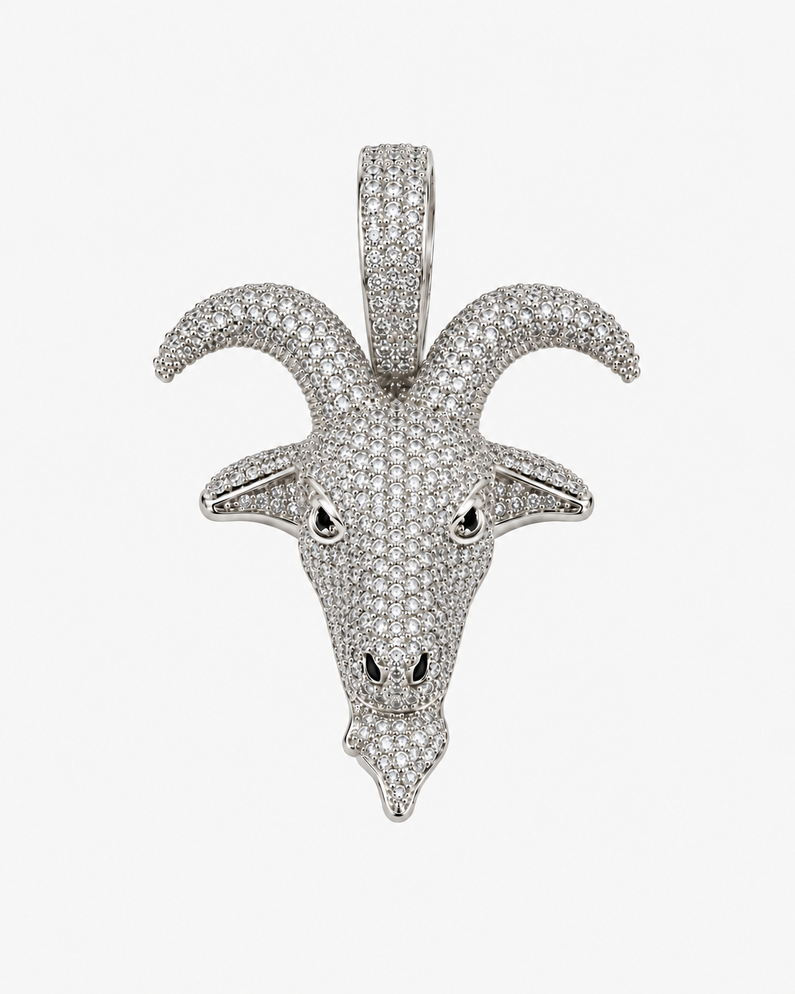 GOAT HEAD PENDANT - SILVER