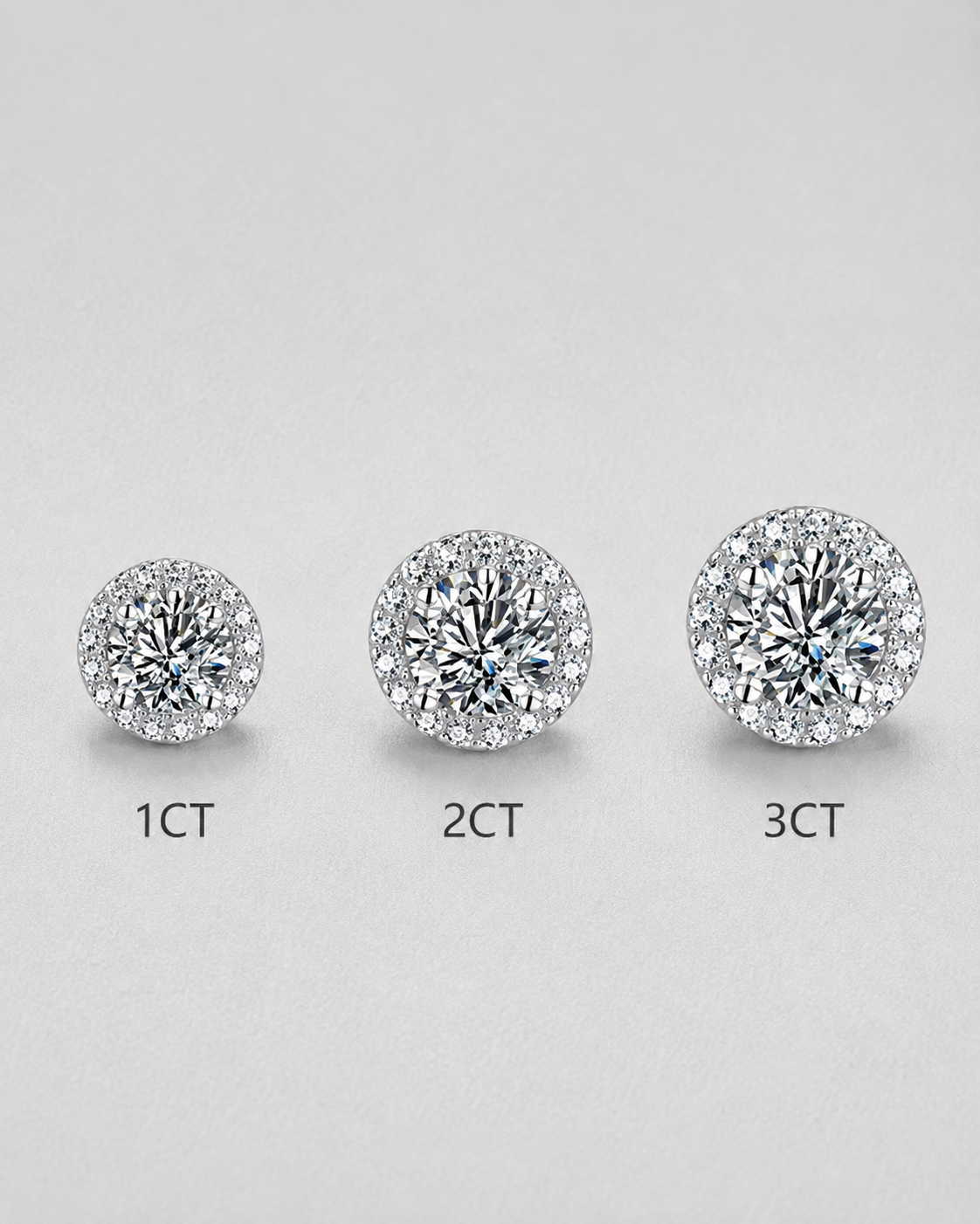 EARRINGS LUCE MOISSANITE S925 - SILVER