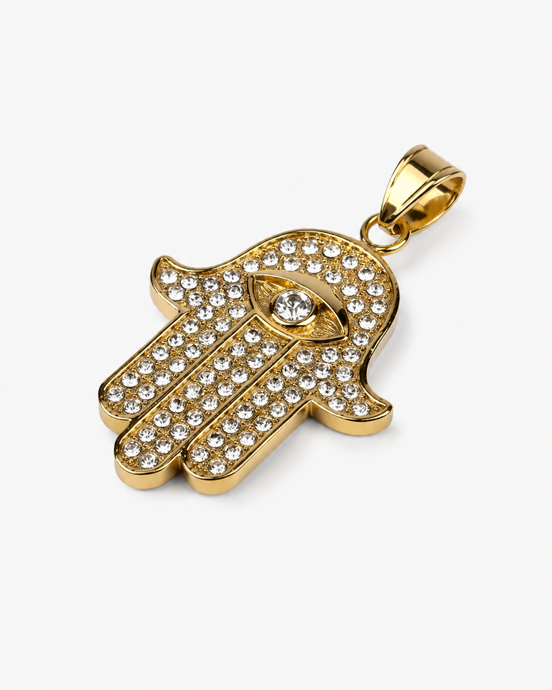 HAND OF FATIMA PENDANT - GOLD