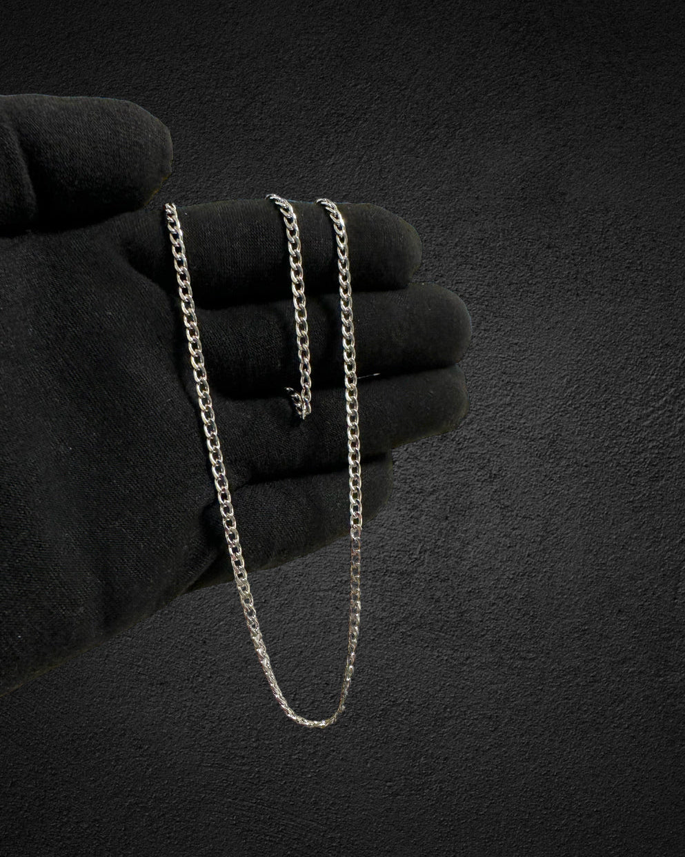 CUBAN NECKLACE - SILVER (3MM)
