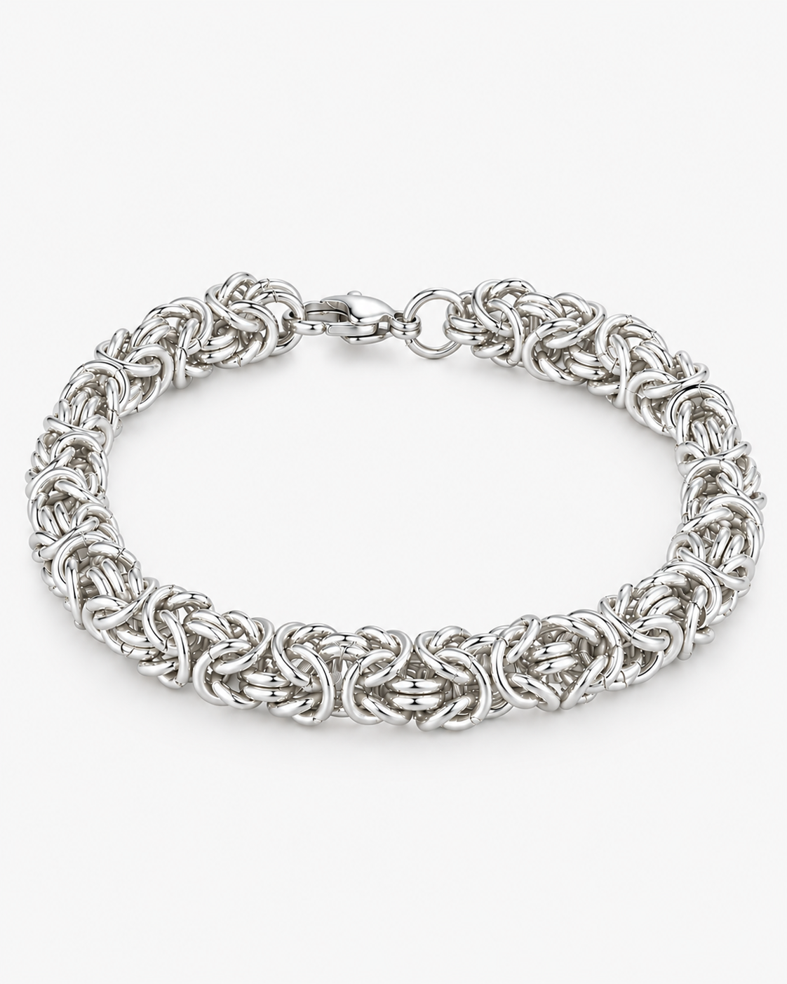 BYZANTINE K2 BRACELET - SILVER (8MM)
