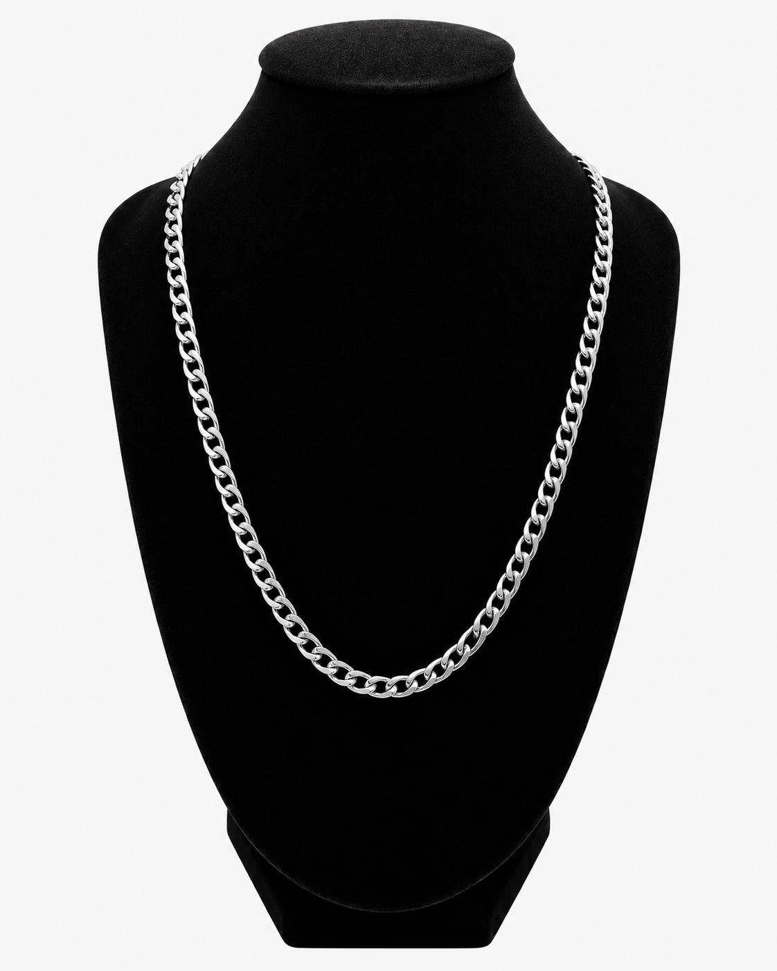 CUBAN NECKLACE - SILVER (6MM)
