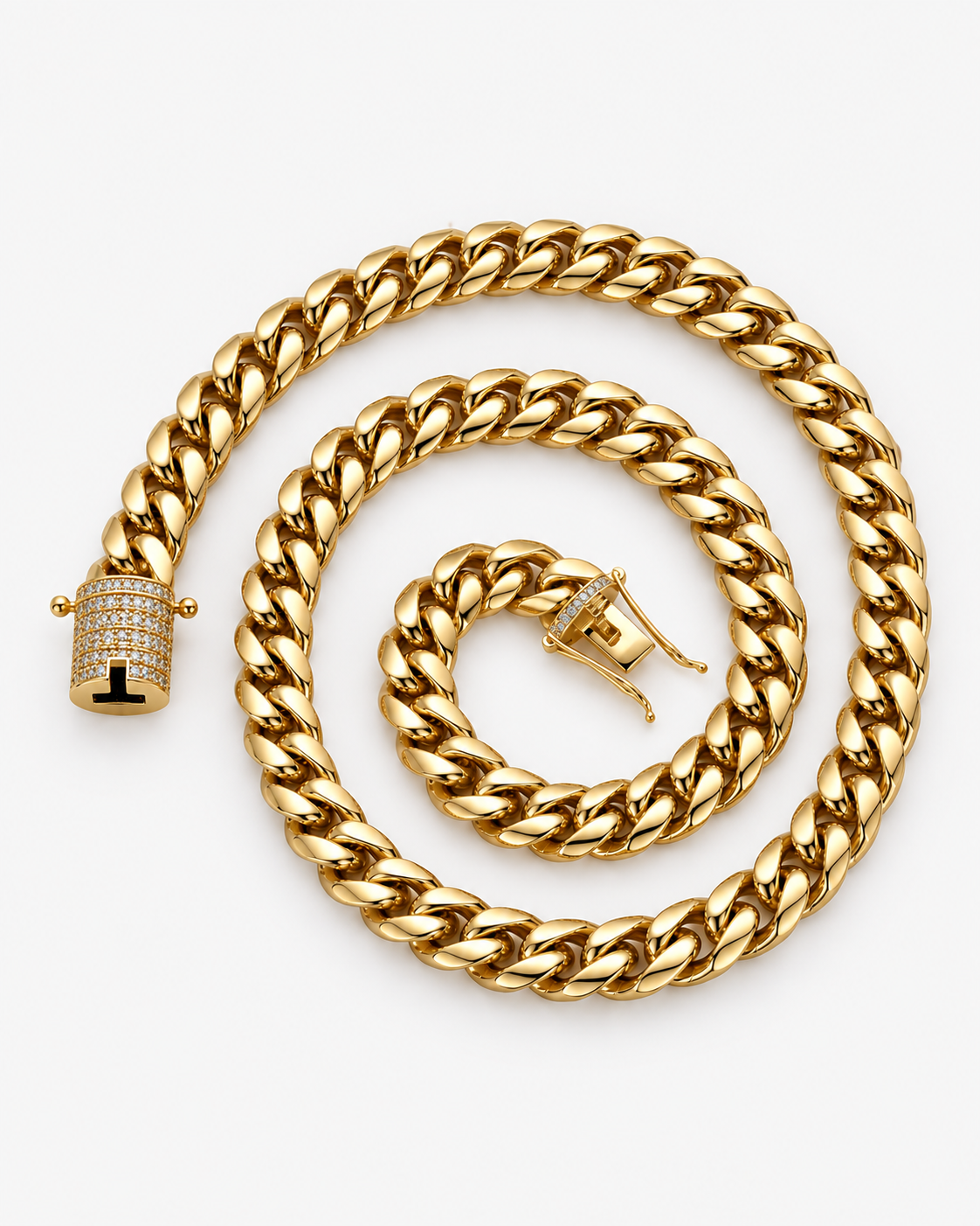 CUBAN NECKLACE LUXURY - GOLD (8MM)
