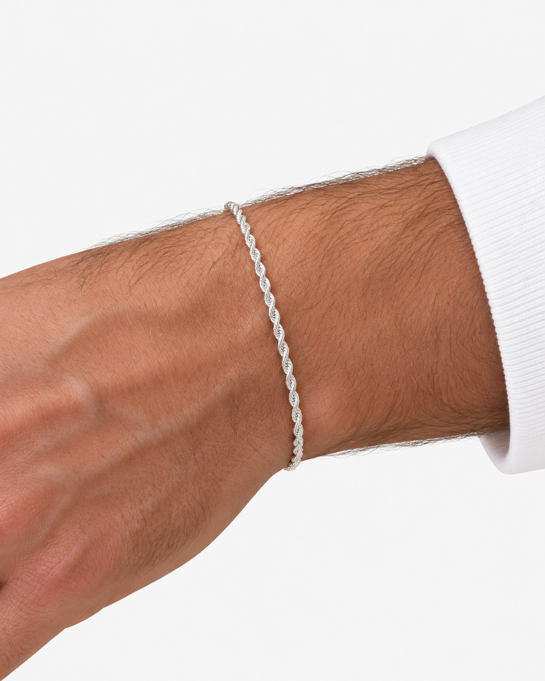 BRACELET STHLM - SILVER (3MM)