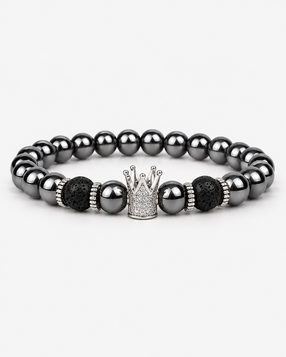 BRACELET CROWN - SILVER