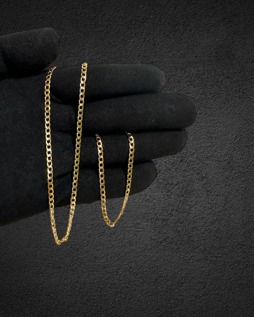CUBAN NECKLACE - GOLD (3MM)