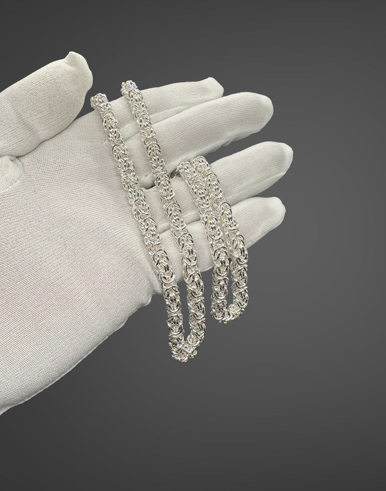 KEISER K2 HALSKJEDE - SØLV (6MM)