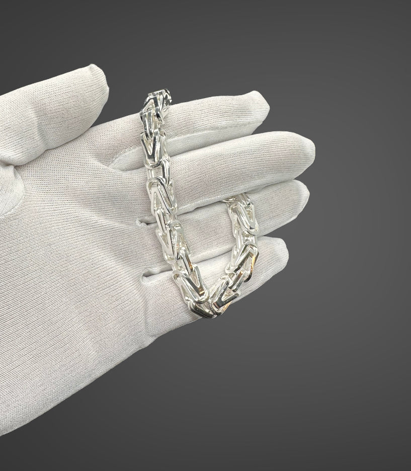 BYZANTINE K1 BRACELET - SILVER (8MM)