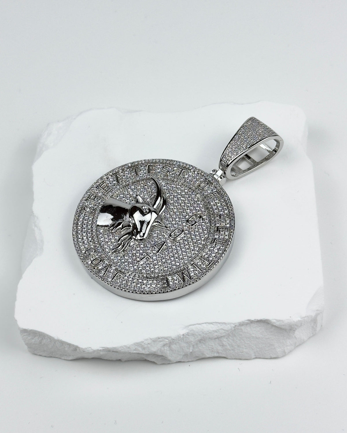GOAT PENDANT - SILVER