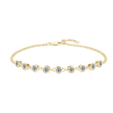 NOVE DIAMOND BRACELET MOISSANITE S925 - GOLD