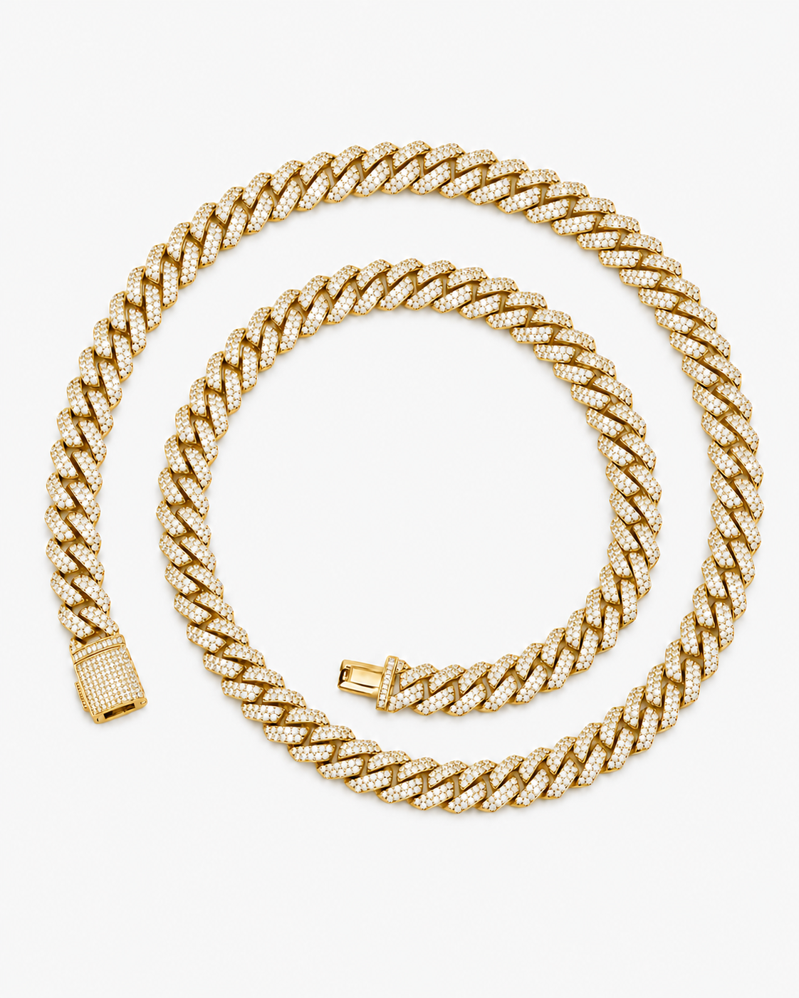CUBAN ICE LUXURY NECKLACE - GOLD (10MM)