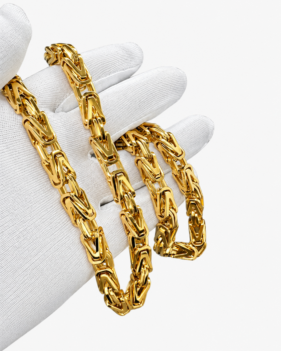 BYZANTINE K1 NECKLACE - GOLD (8MM)